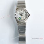 Swiss Quality Omega Double Eagle 27mm Lady Watch Diamond Bezel MOP Dial